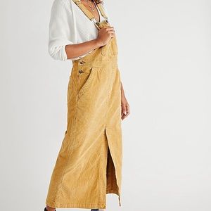 NWOT Free People Holly Cord Skirtall